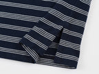Magical garden floral striped polo shirt