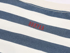 Striped long sleeve t-shirt with undersea octopus