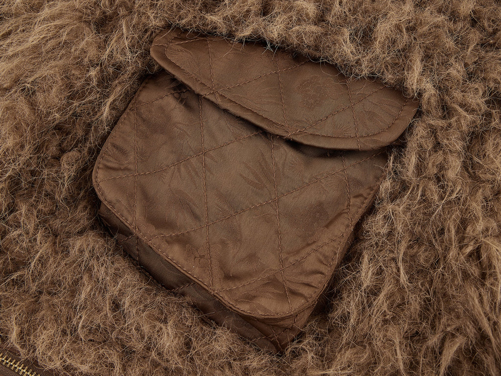 Plush field jacket