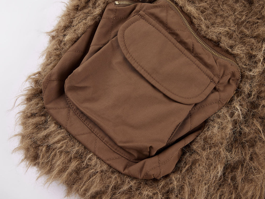 Plush field jacket