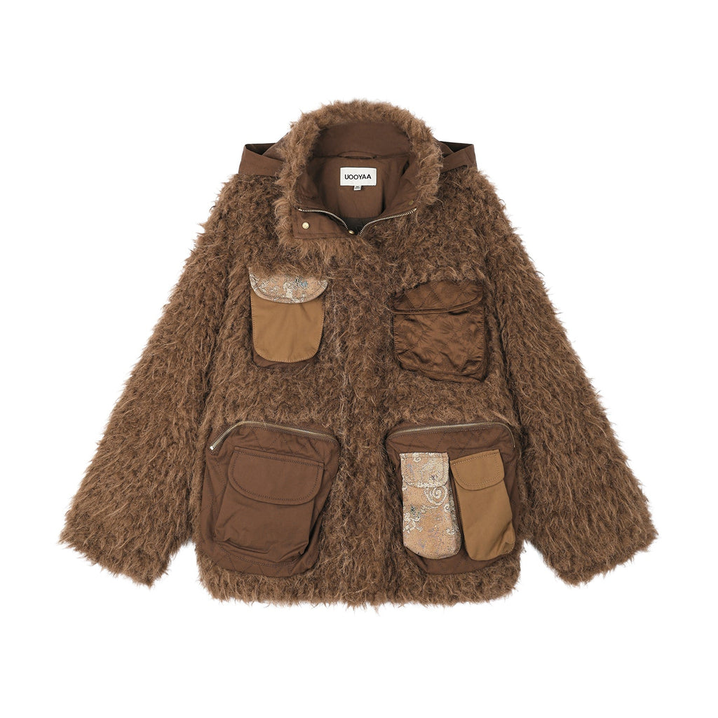 Plush field jacket
