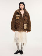 Plush field jacket
