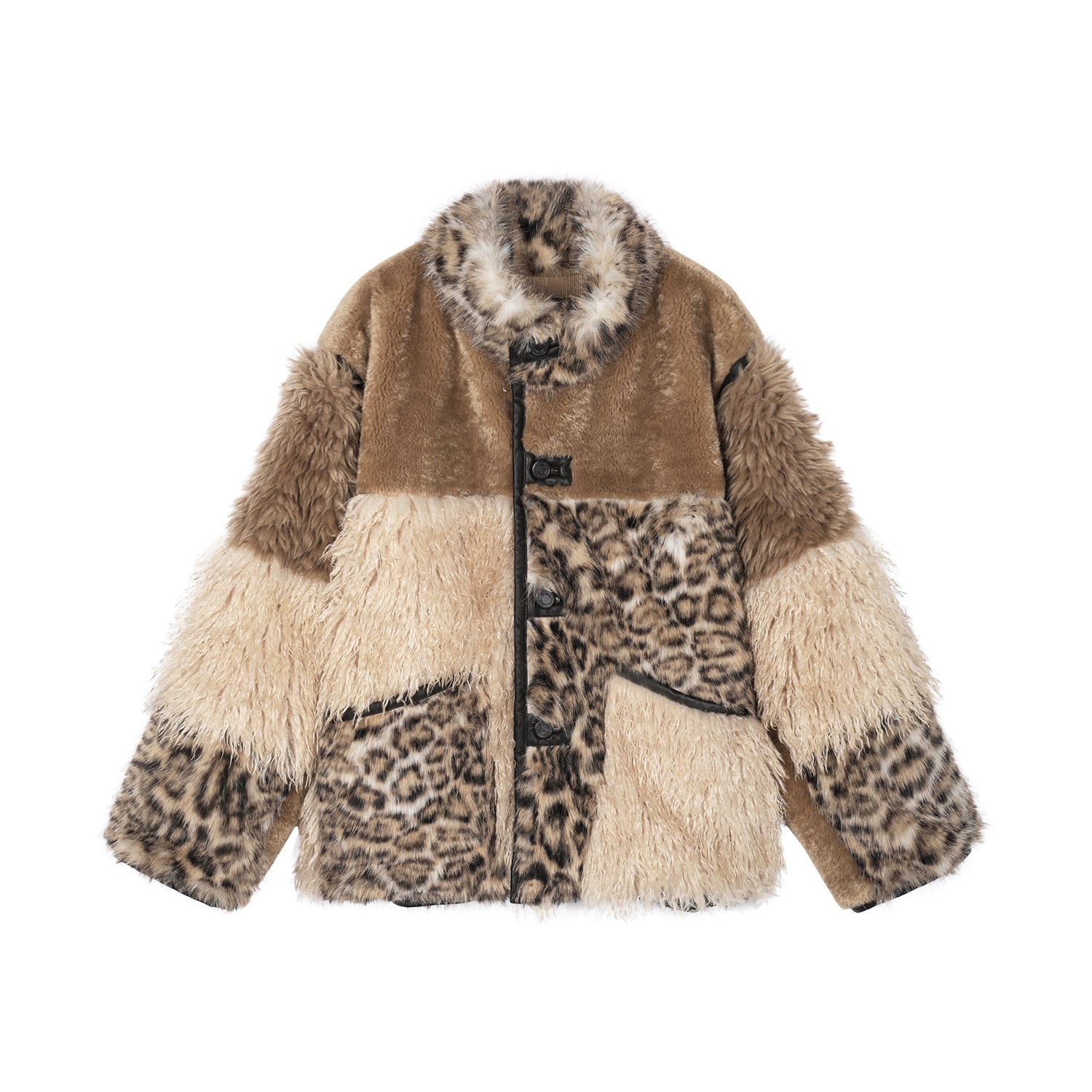 Reversible fleece panel jacket