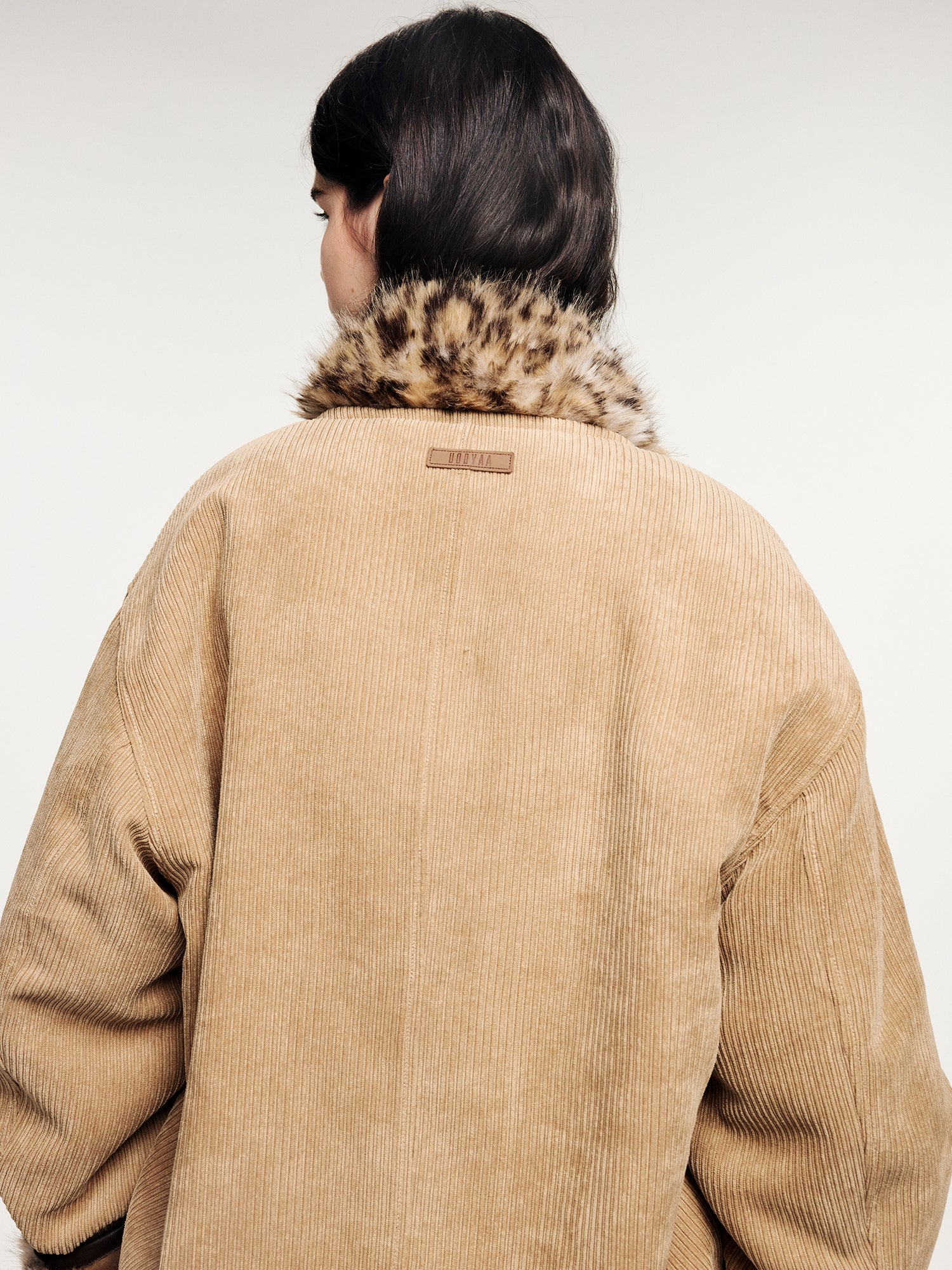 Reversible fleece panel jacket