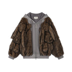 Furry bunny sprite hooded hoodie jacket