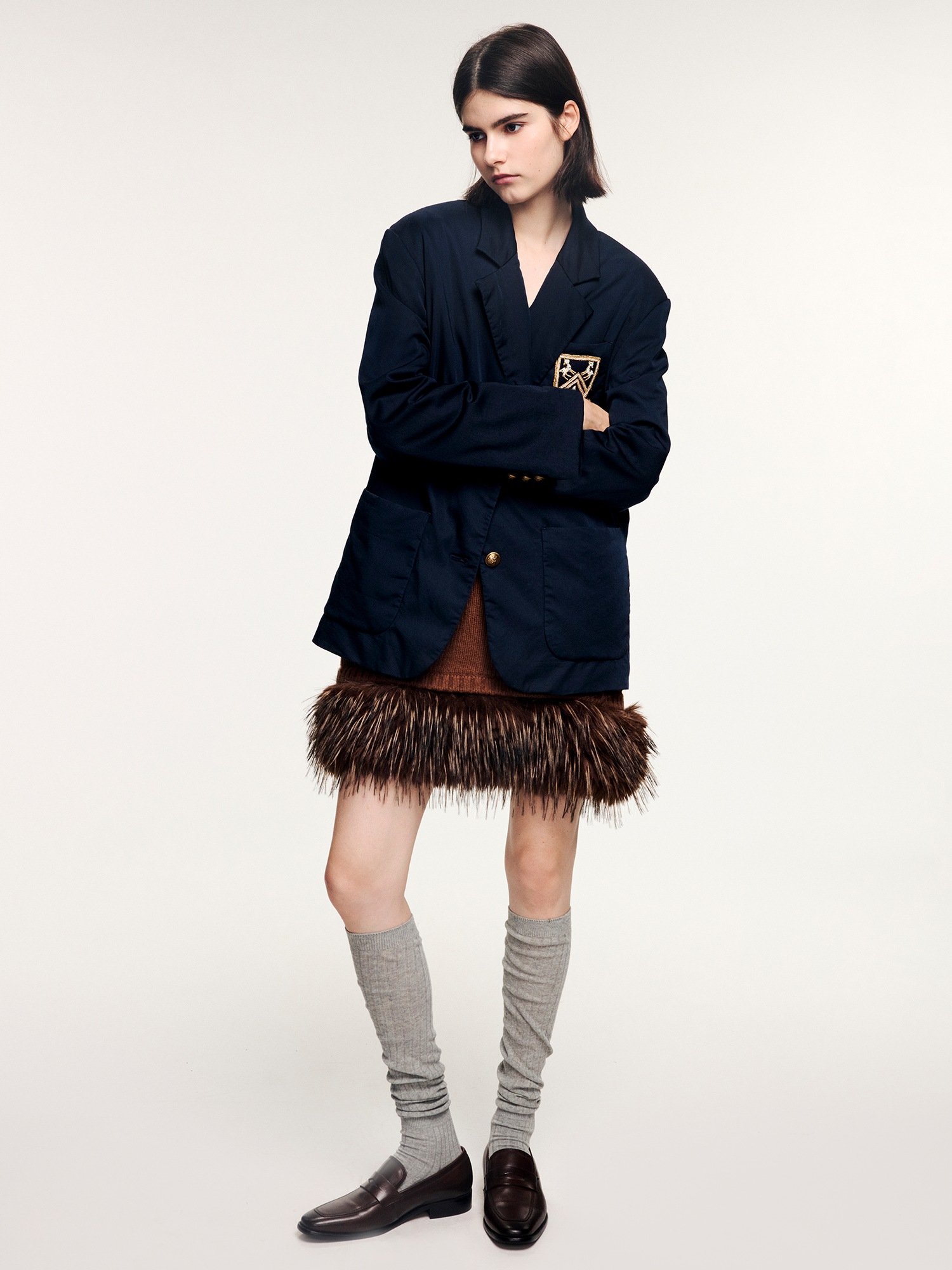 Academy quilted blazer