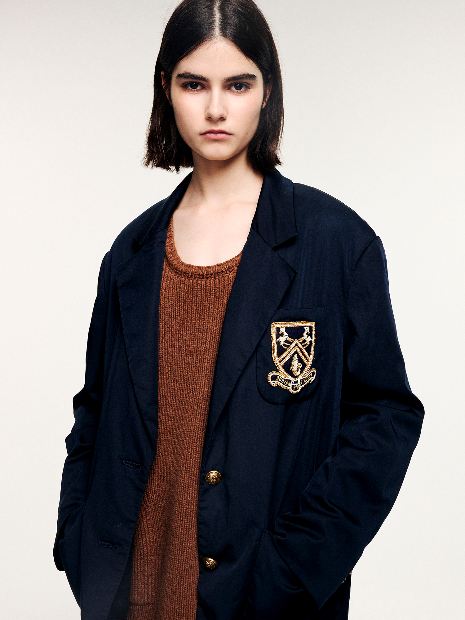 Academy quilted blazer