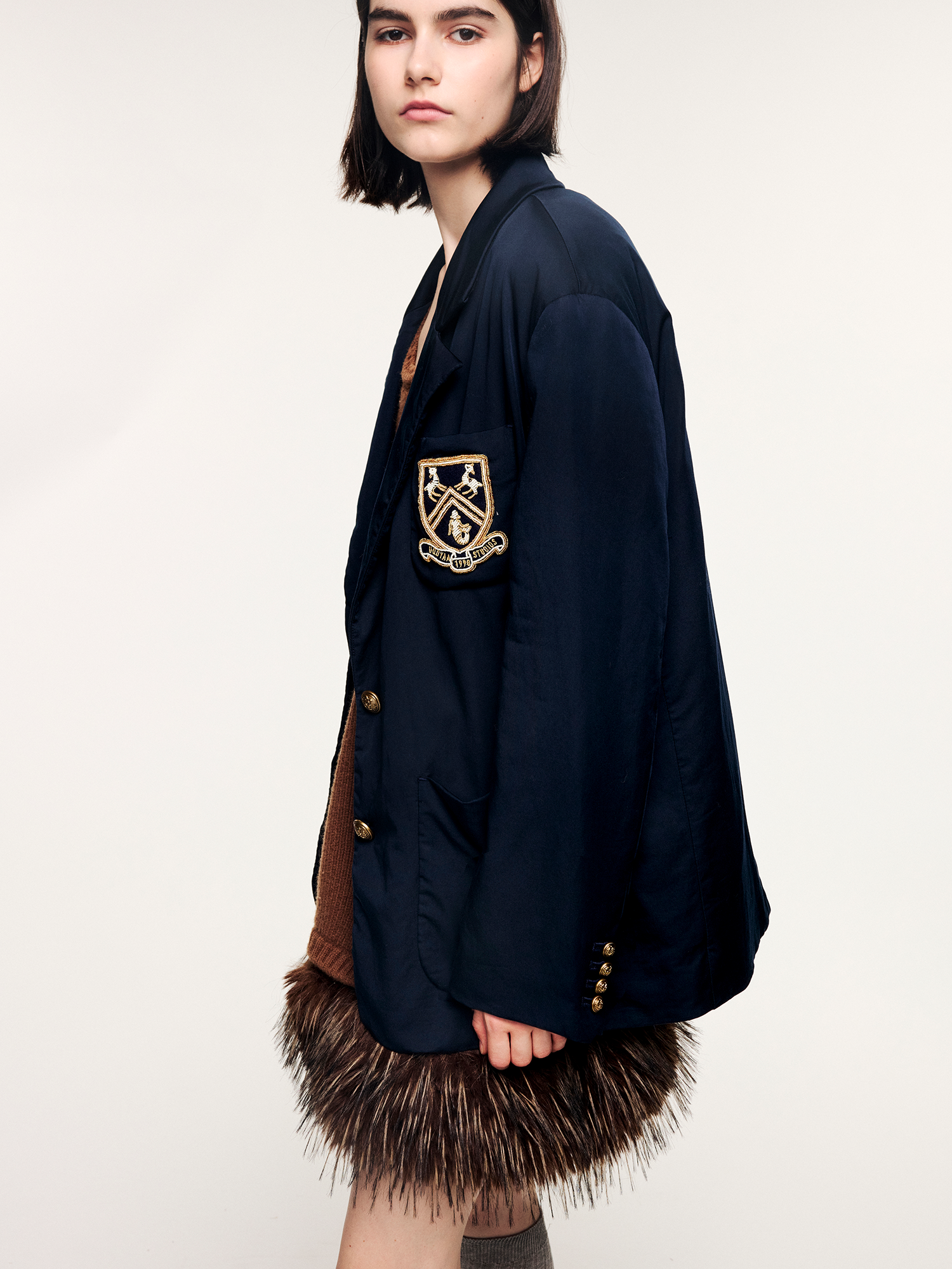 Academy quilted blazer