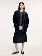 Wool college blazer