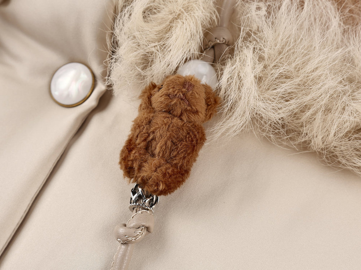 Bear-inspired puffer jacket
