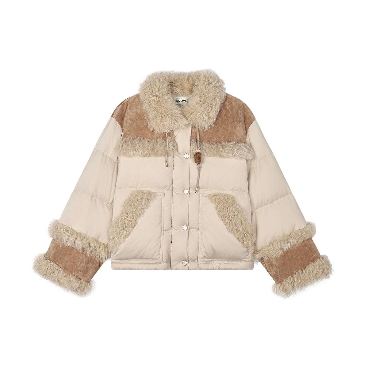 Bear-inspired puffer jacket