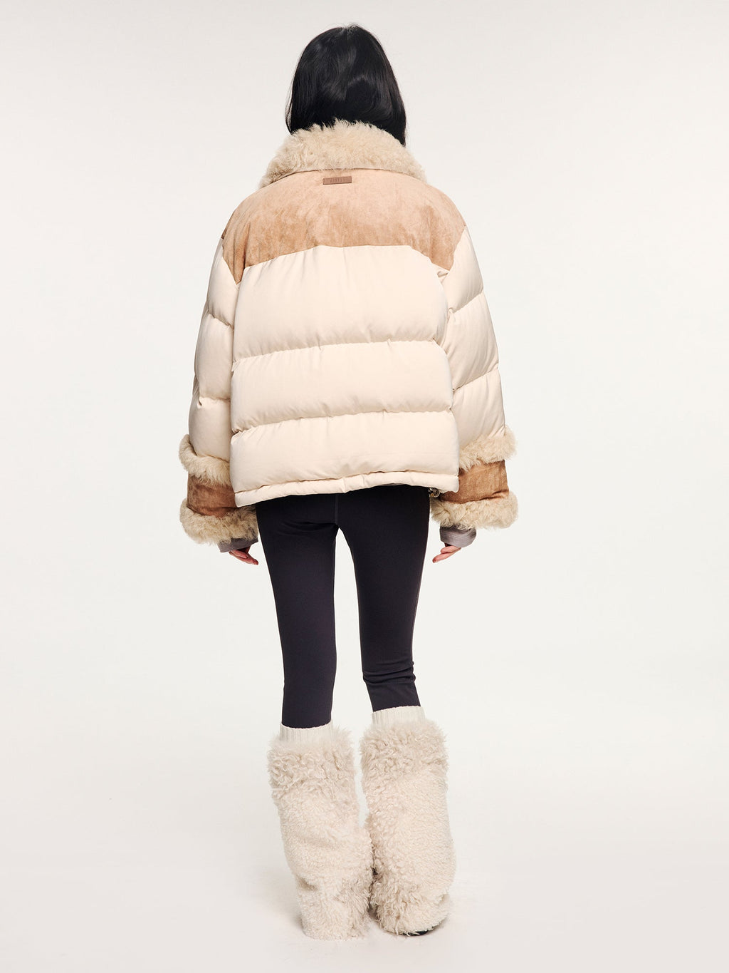 Bear-inspired puffer jacket
