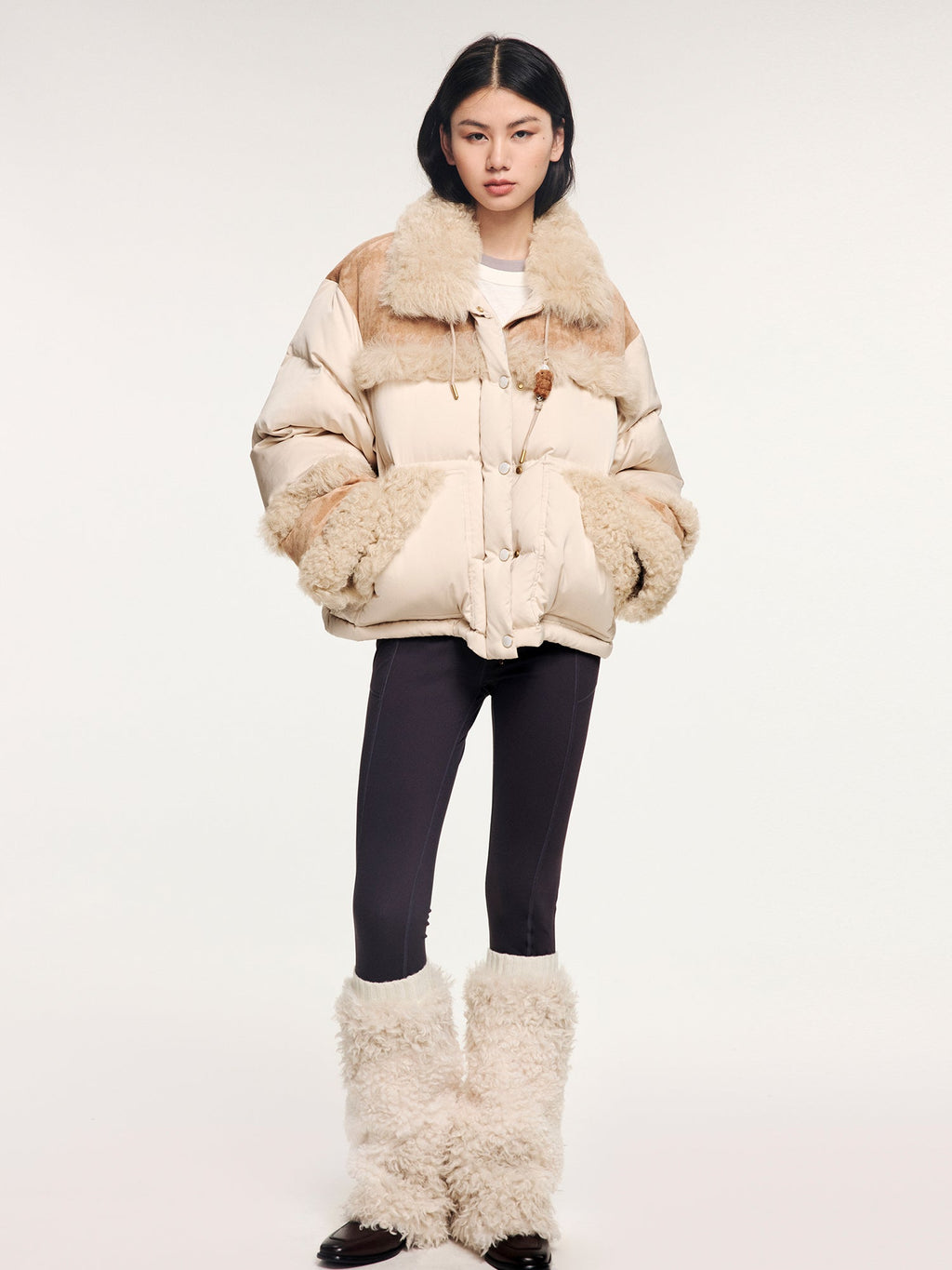 Bear-inspired puffer jacket