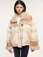 Bear-inspired puffer jacket