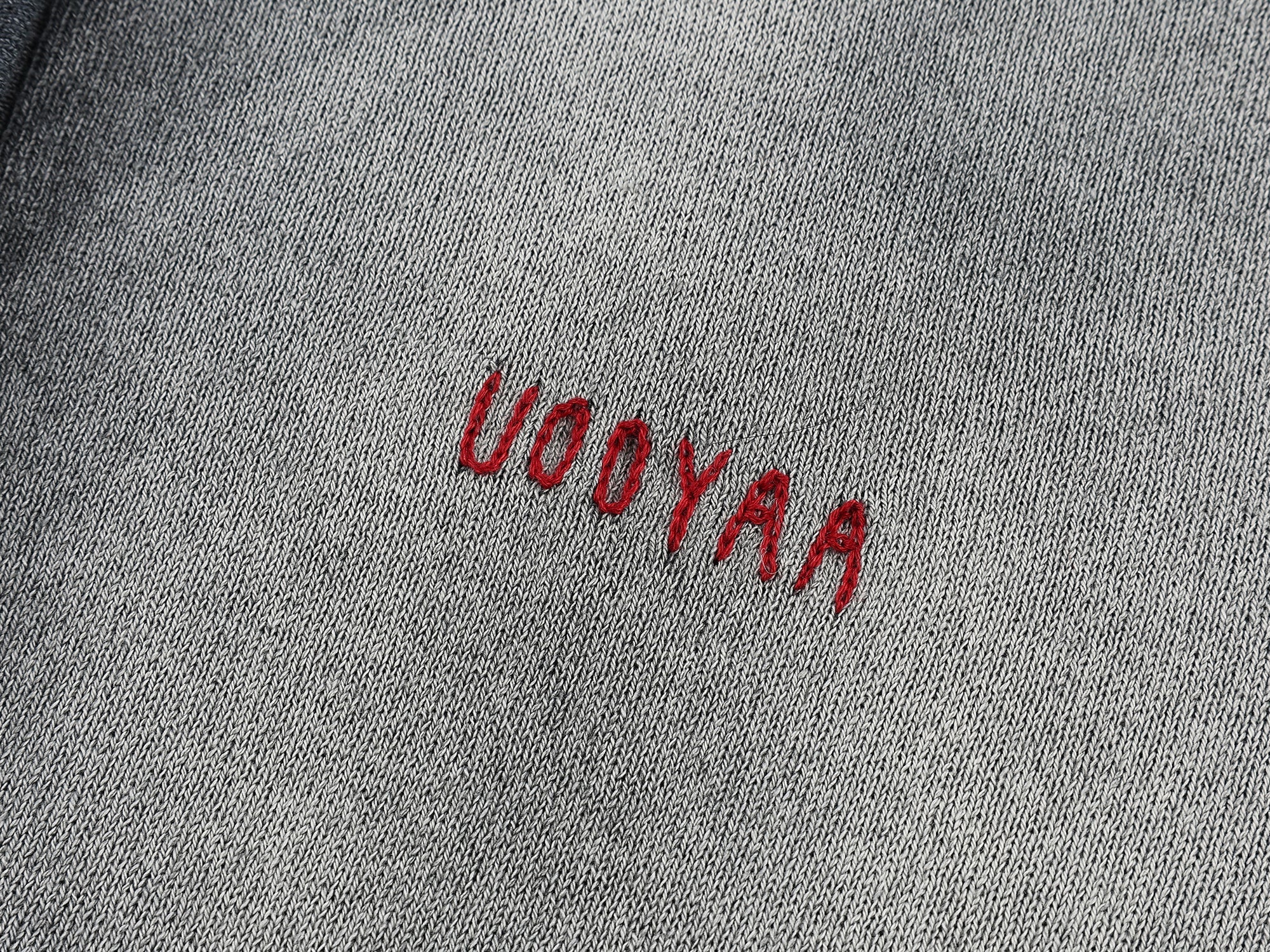 Washed knit-layered look dress