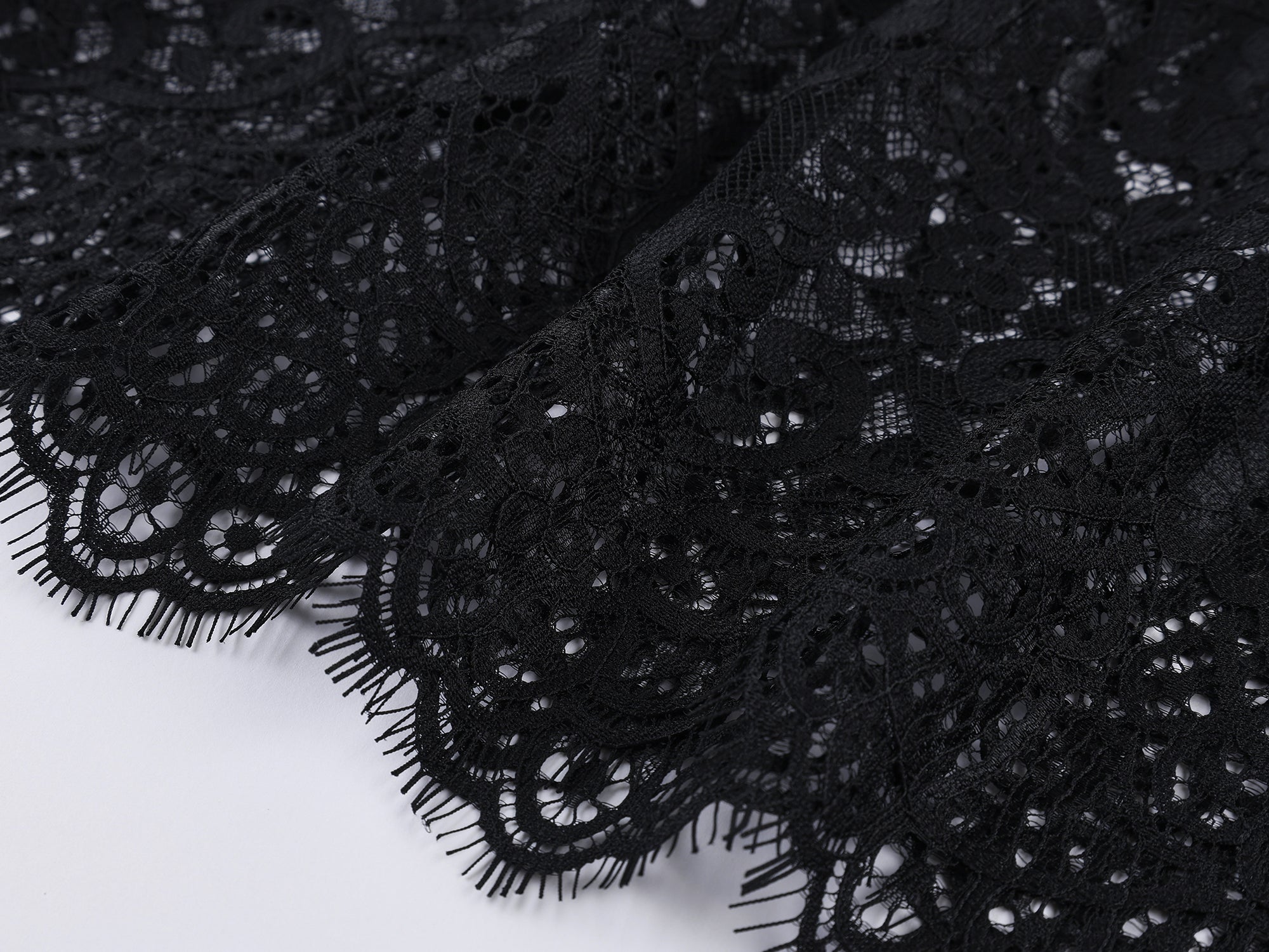 Washed knit-layered look dress