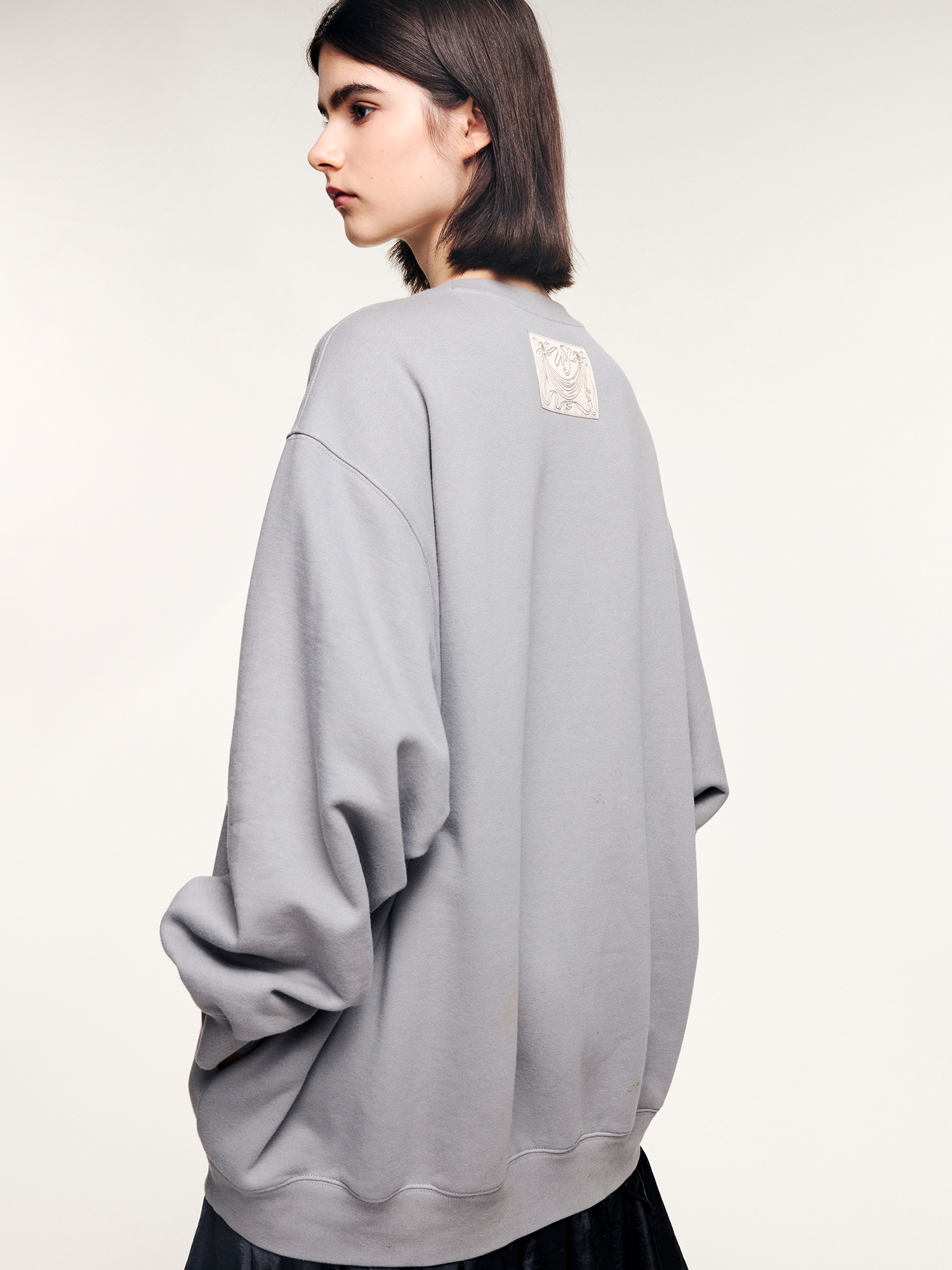 Conch ice cream panel dress