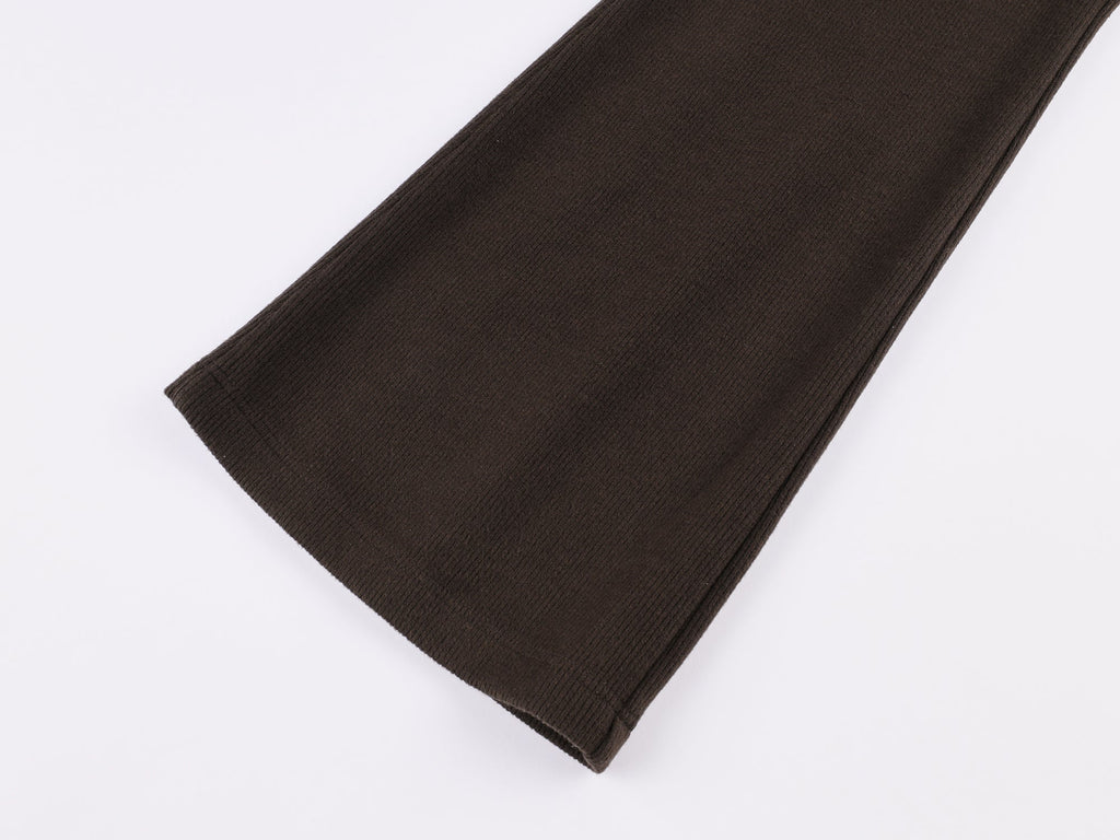 Flare knit pants