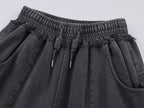 Washed balloon sweatpants