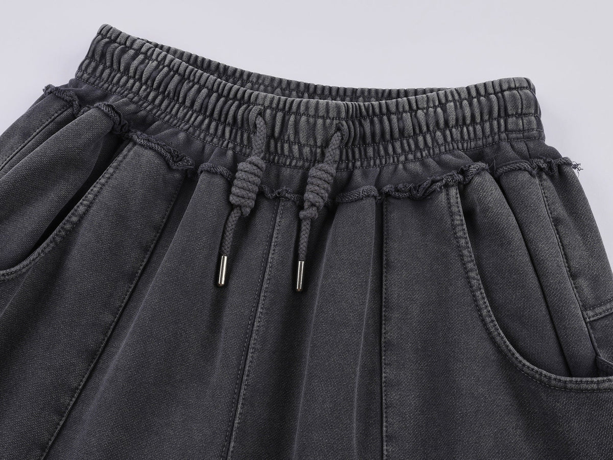 Washed balloon sweatpants