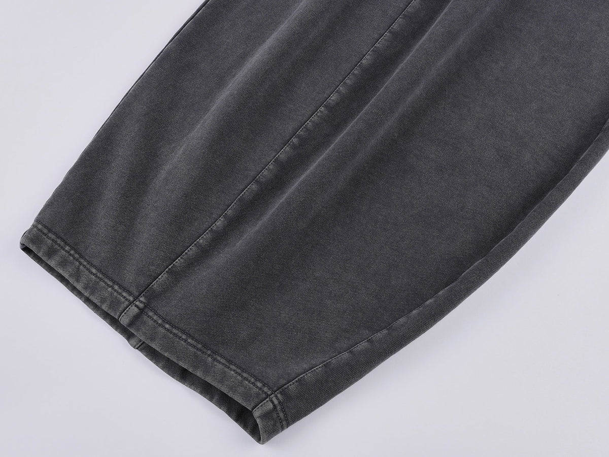 Washed balloon sweatpants