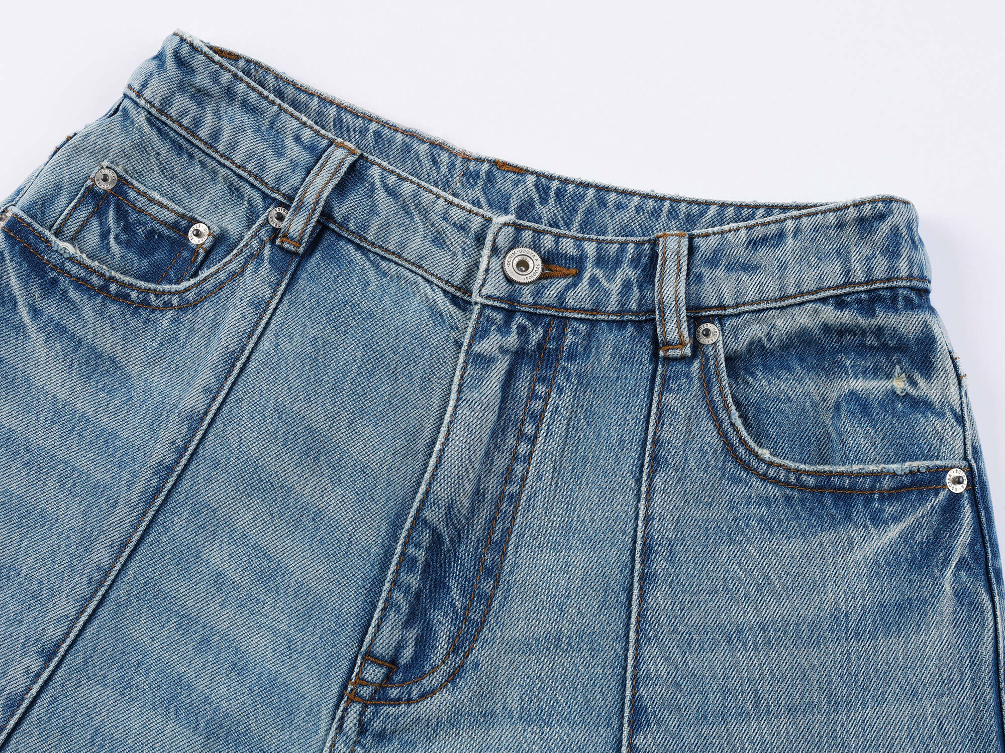 Rhinestone balloon jeans