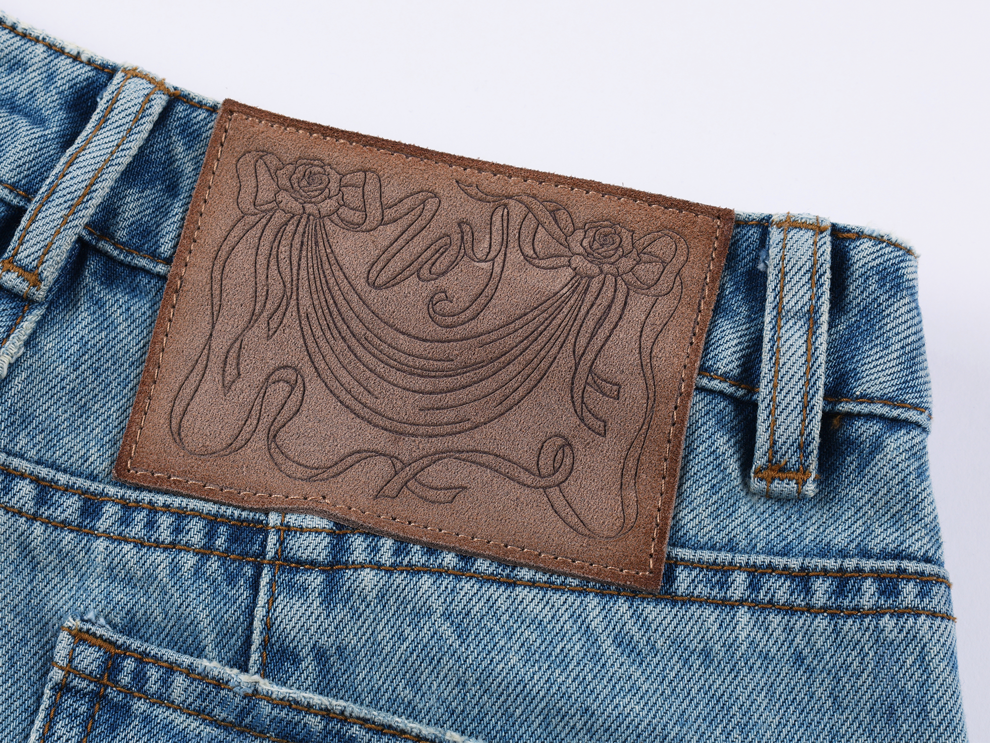 Rhinestone balloon jeans