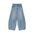 Rhinestone balloon jeans