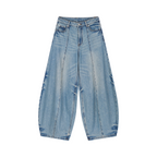 Rhinestone balloon jeans