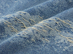 Jacquard denim jeans