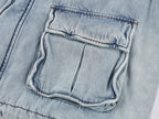 Aluminum wire denim fishing jacket
