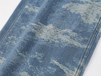 Jacquard denim jeans