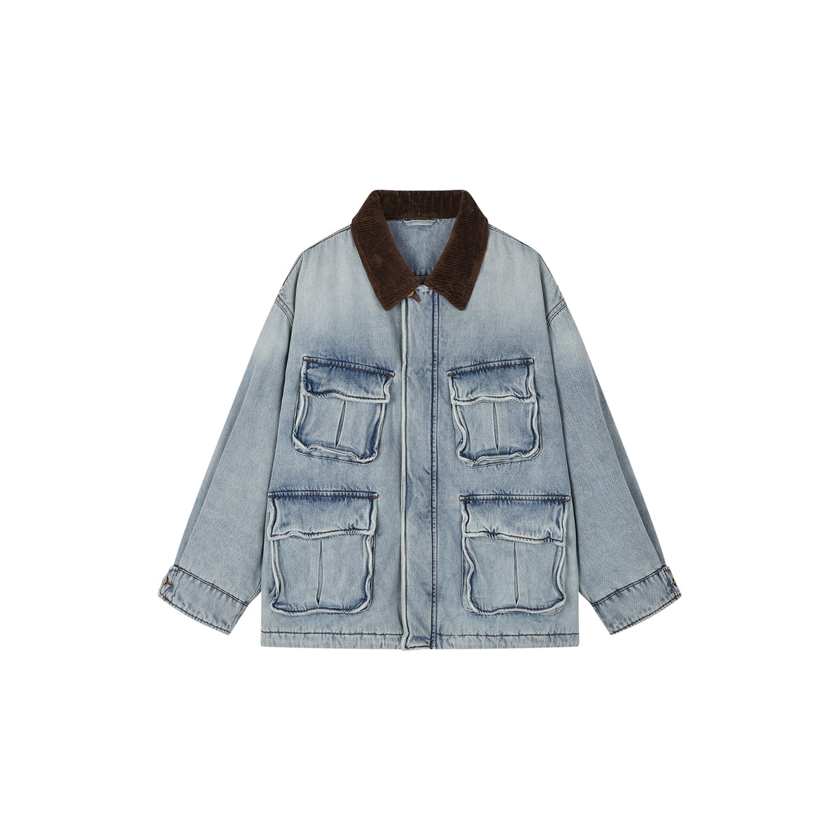Aluminum wire denim fishing jacket