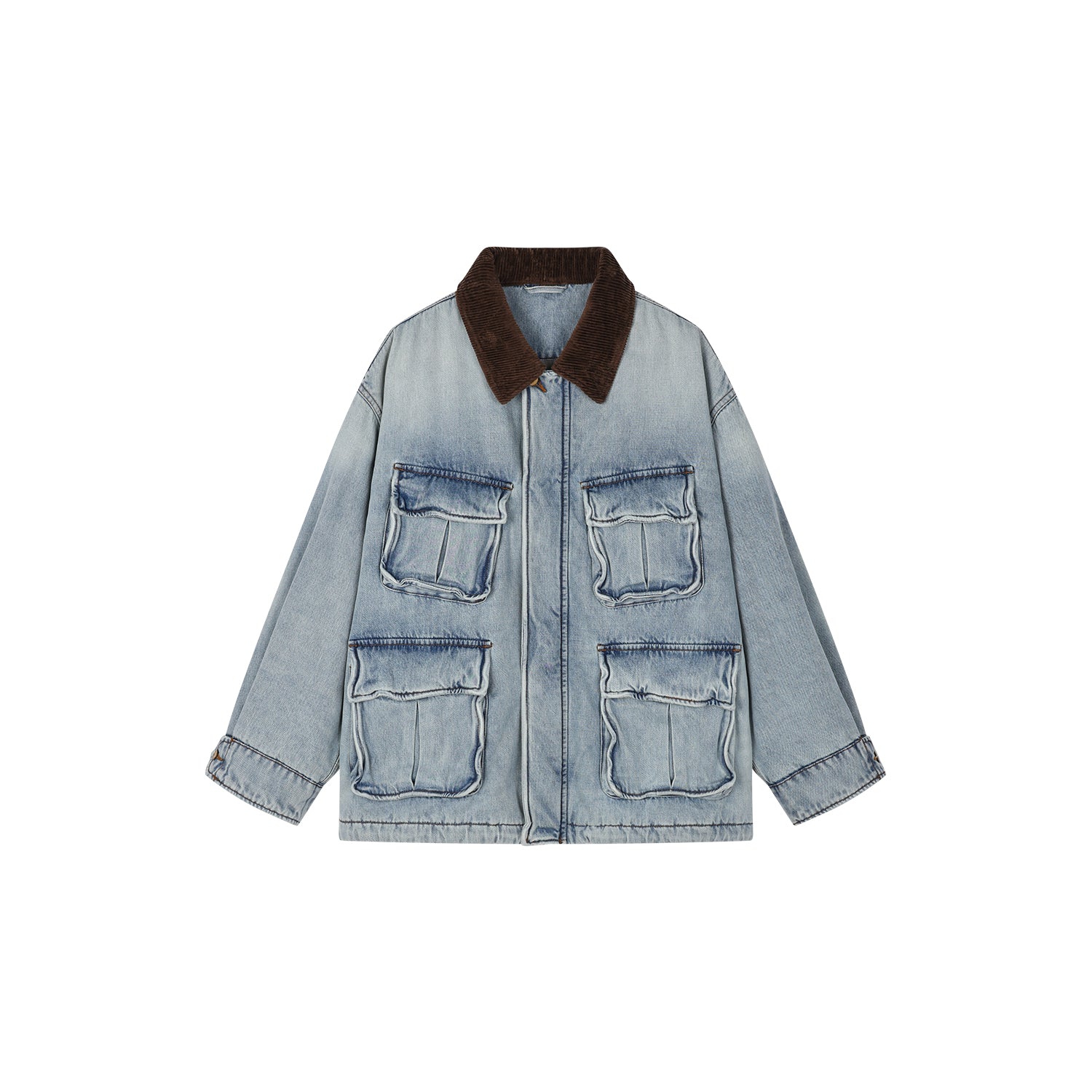 Aluminum wire denim fishing jacket