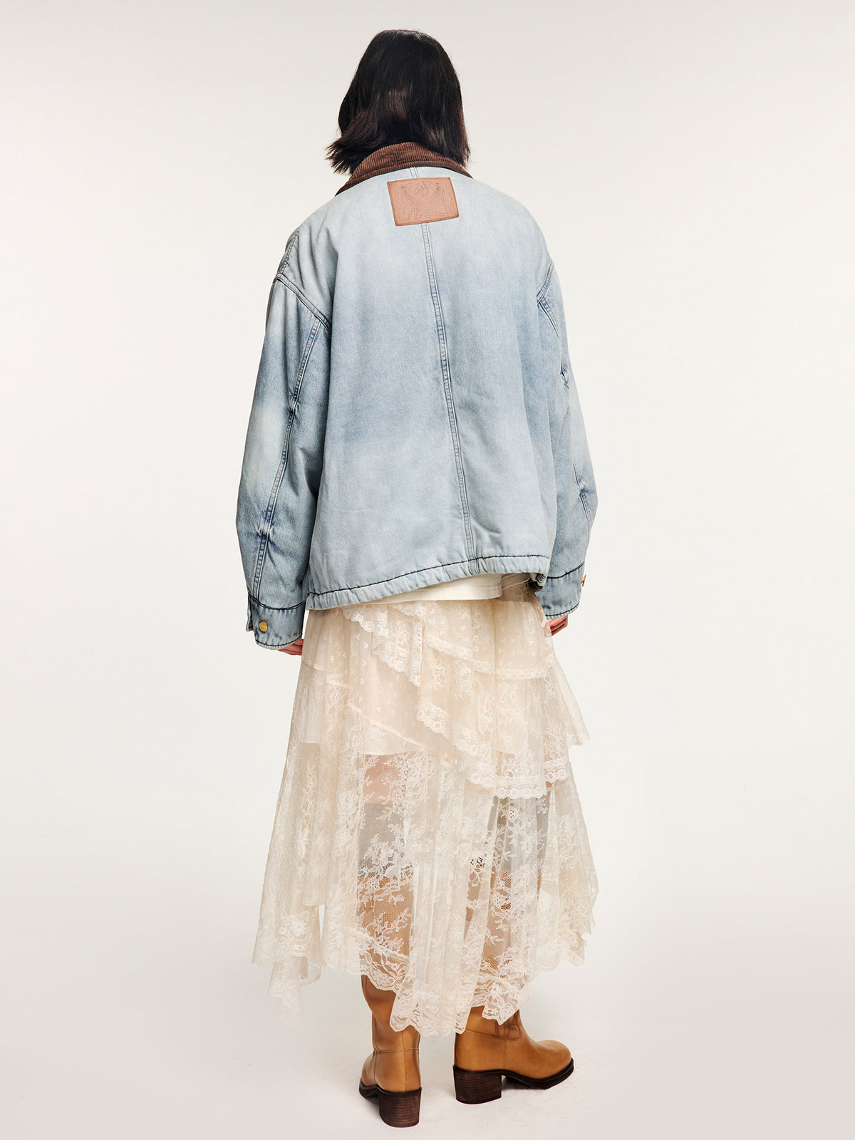 Aluminum wire denim fishing jacket