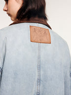 Aluminum wire denim fishing jacket