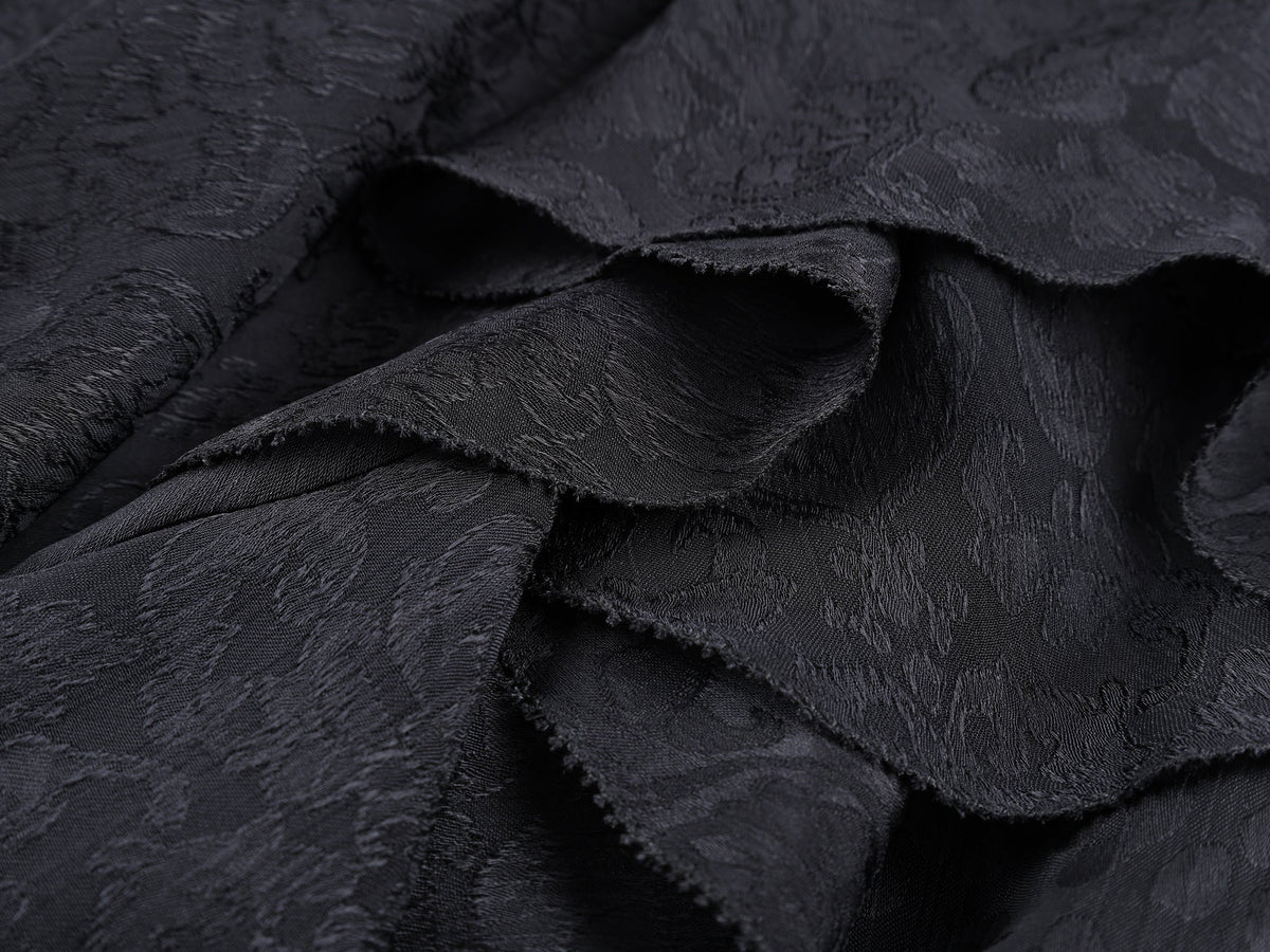 Ruffle jacquard skirt