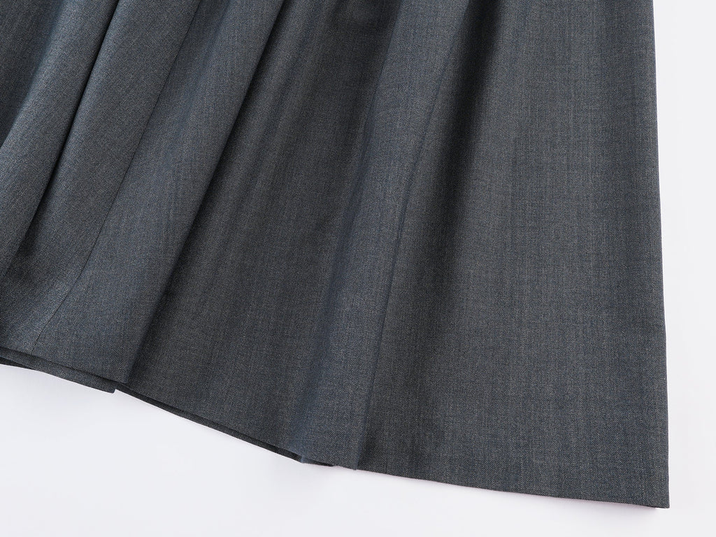 Fine wool puff skirt