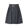 Fine wool puff skirt