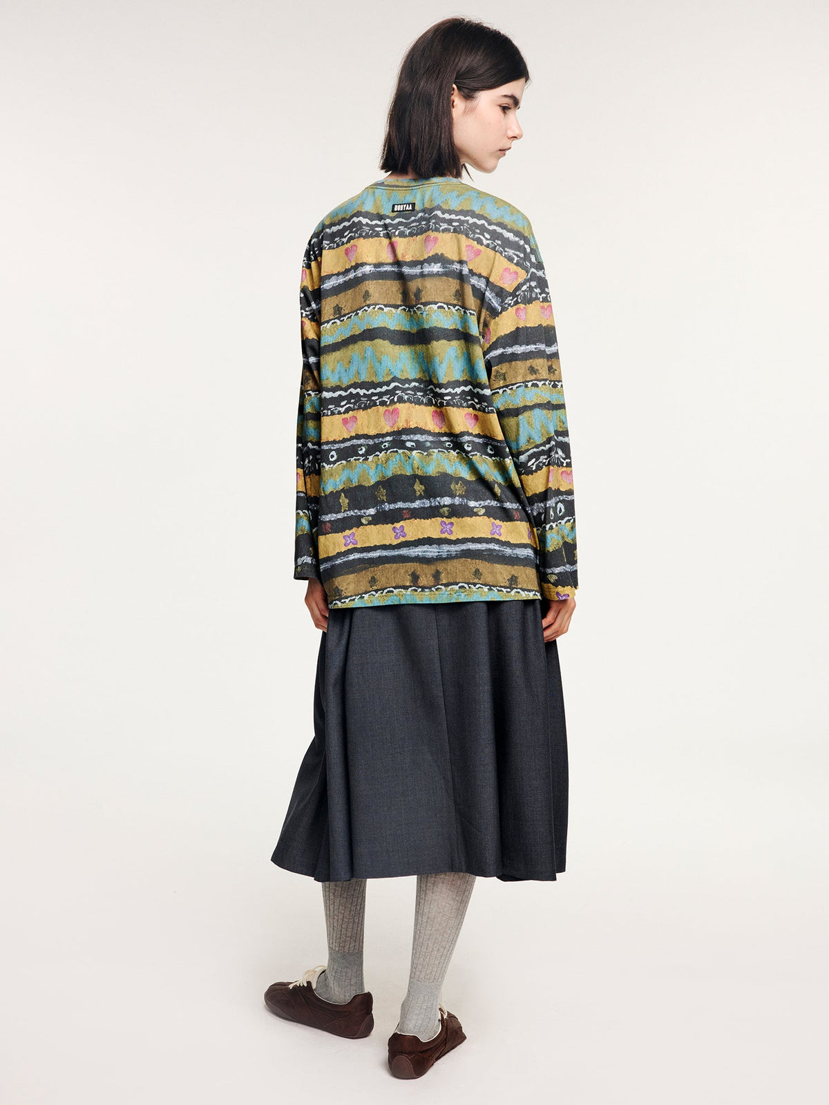 Fine wool puff skirt