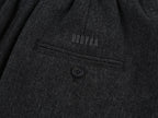 Fine wool ruched skirt
