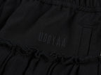 Paneled short skirt