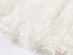 Paneled short skirt