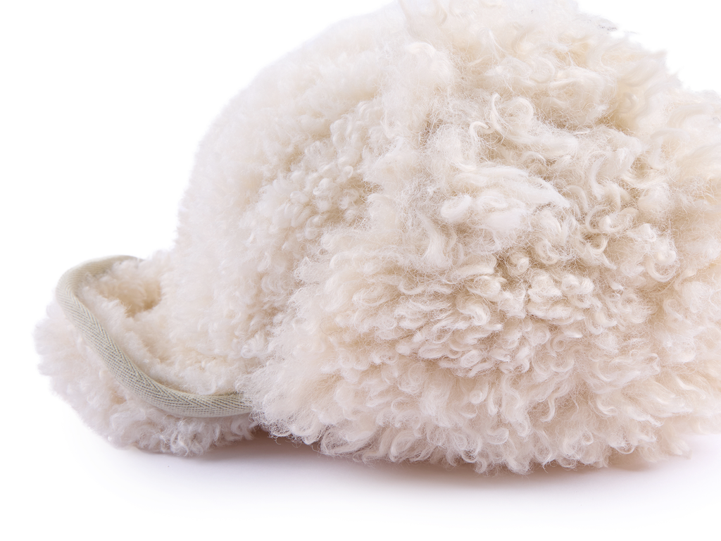 Faux fur panelled Lei Feng-style hat