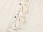 Ruffled jacquard shirt