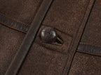 Vintage leather biker jacket