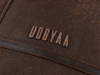 Vintage leather biker jacket