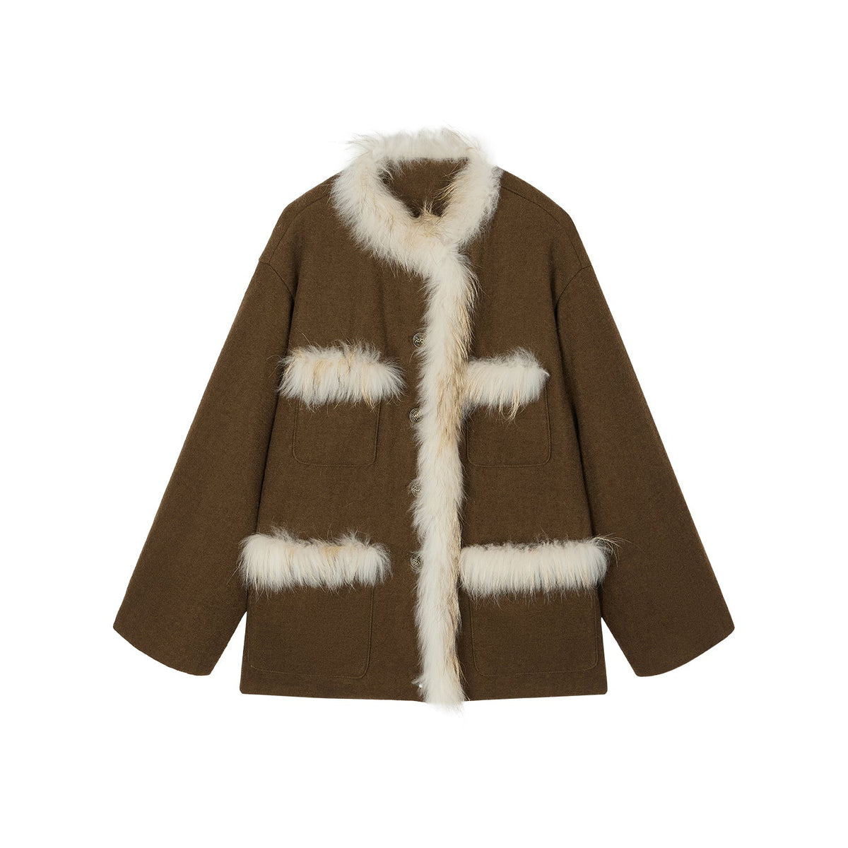 Vintage bouclé tweed jacket in Chanel style