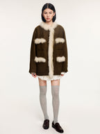 Vintage bouclé tweed jacket in Chanel style