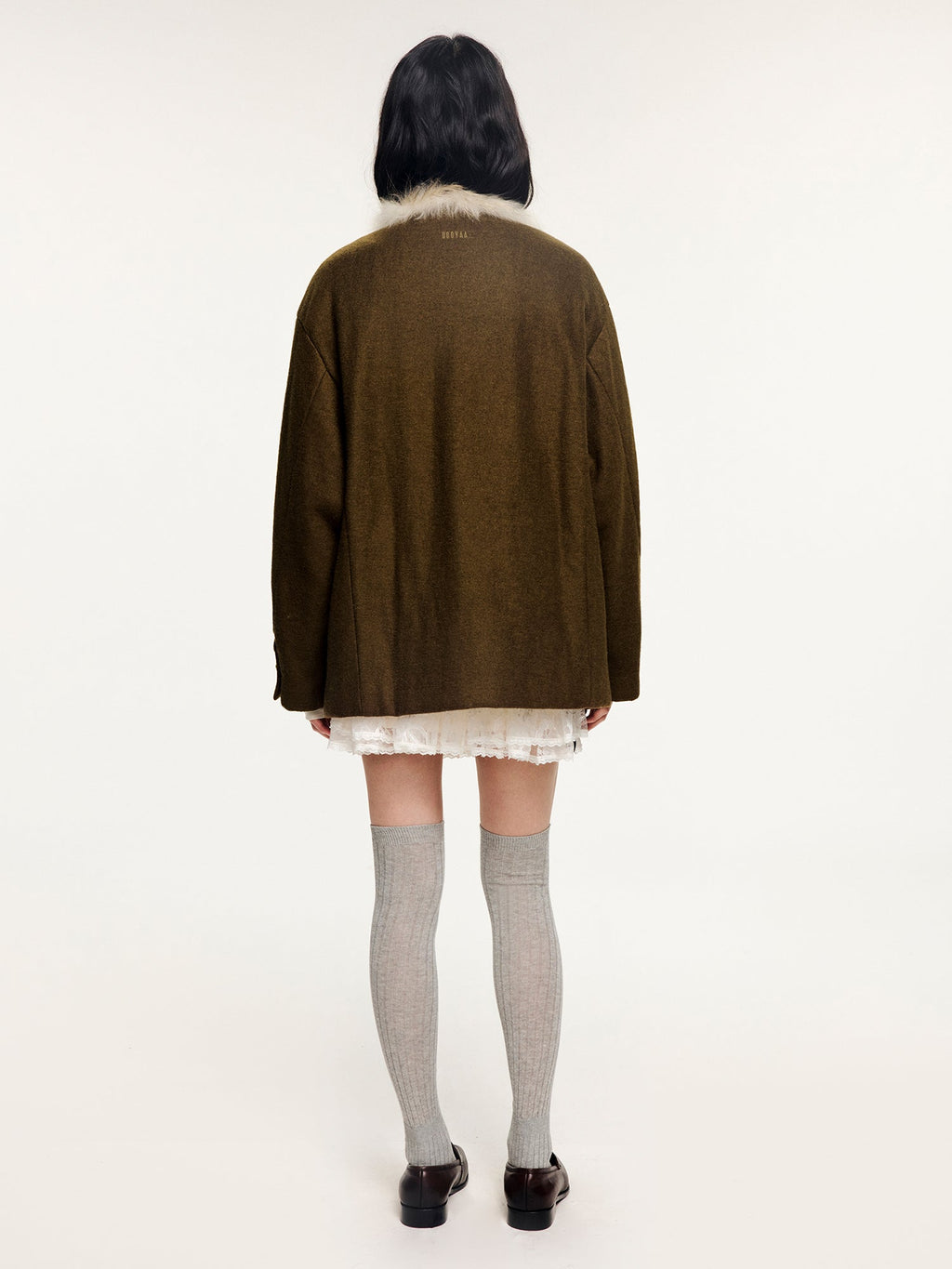 Vintage bouclé tweed jacket in Chanel style